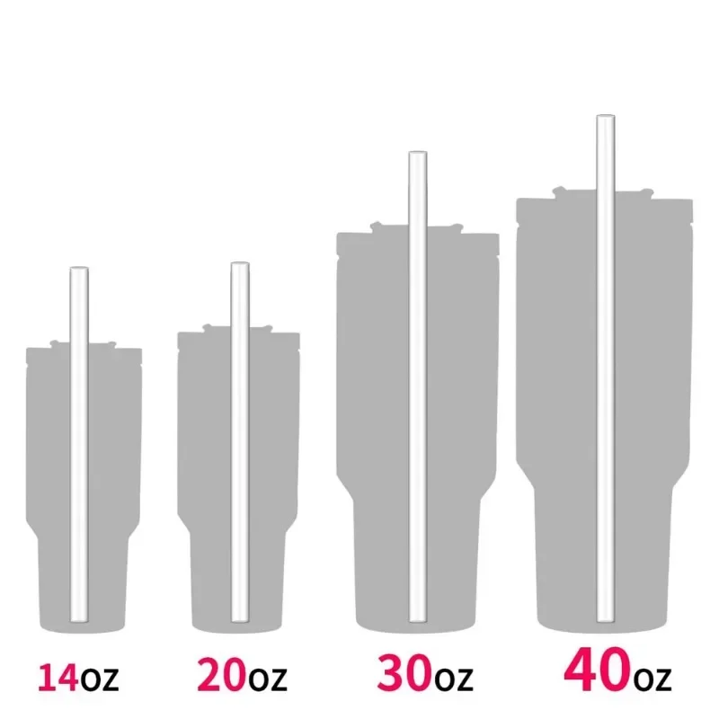Многоразовые соломинки с набором чистящих щеток, сменные, совместимые с Stanley, 20 унций, 30 унций, 40 унций, стакан для воды, аксессуары для питья