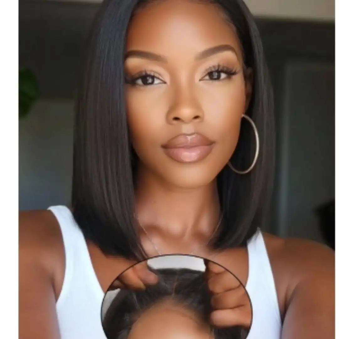 13x6 Remy Hair Transparent Lace Frontal Human Hair Wig 5x5 Glueless Wig For Women Short Bob Wigs Bone Straight 13x4 Hd Lace Front Wig 250%Density