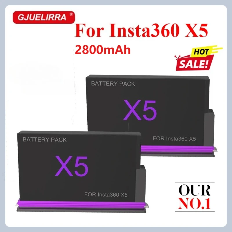 

NEW 2800mAh 3.89V BatteryFor Insta360 X5 Battery Camera 360 Panoramic Action Batteries for Insta360X5