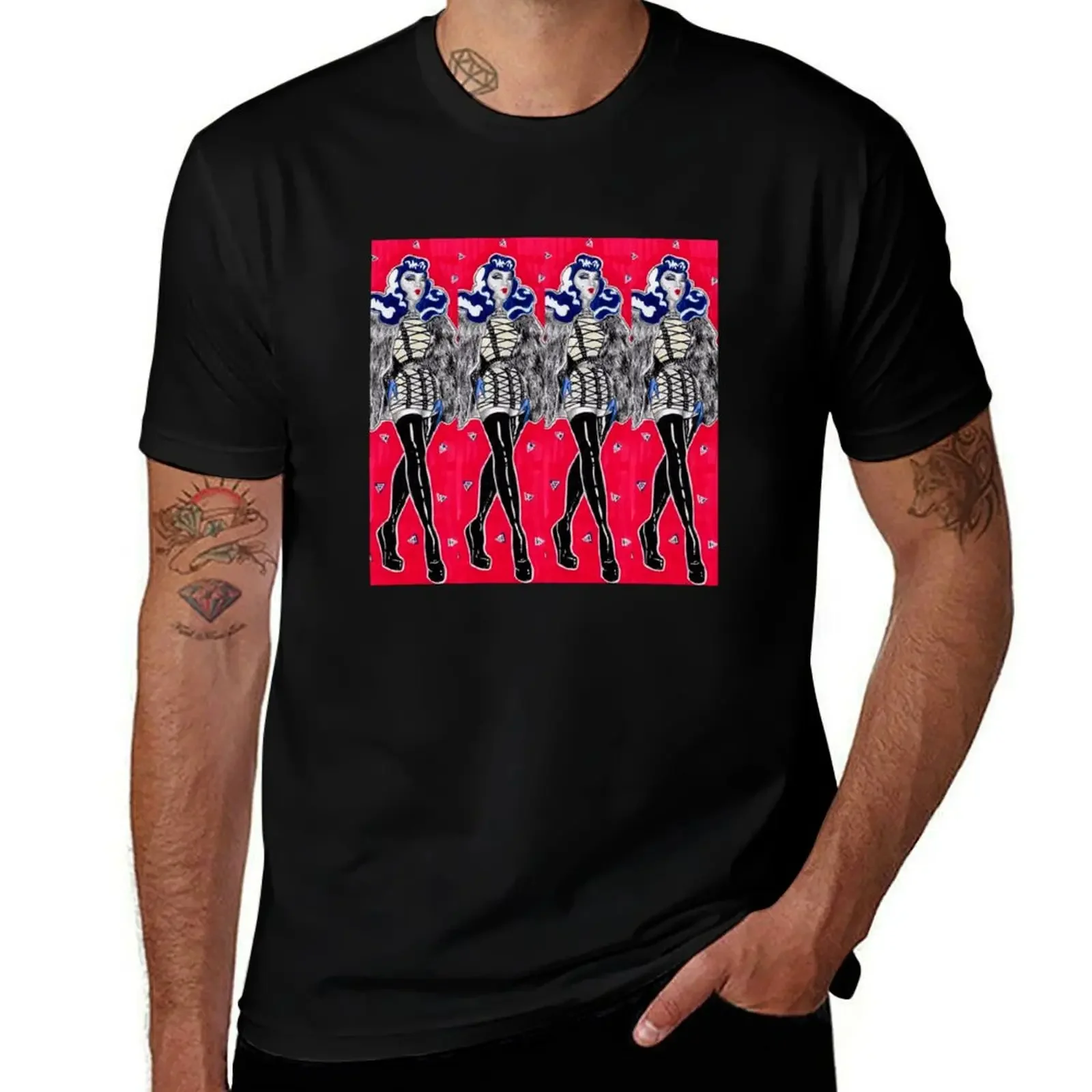 Violet Chachki T-Shirt graphic t shirts anime t shirts summer tops tee shirts for men