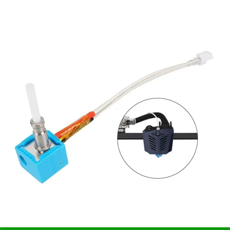 U55C Hotend 3D Printing Parts Heatbreak Heater Block Thermistor Extruder Nozzle Assembled for Anycubic 3D Printer