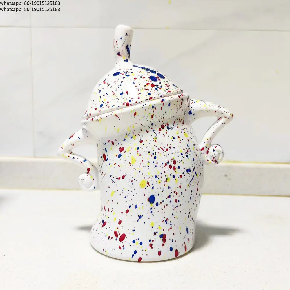 2026 High quality, plastic with attitude colorful jars decorative playful cup ornament