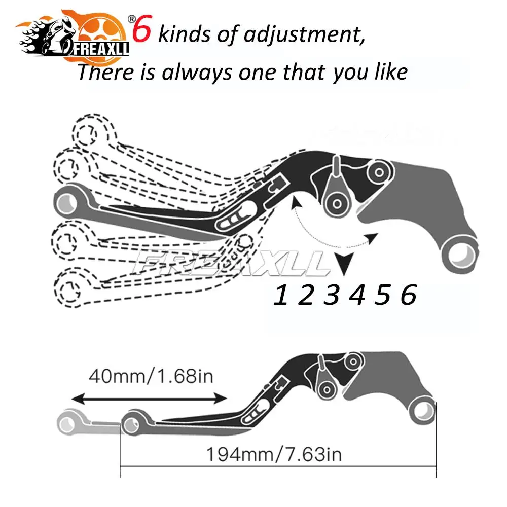 สําหรับ YAMAHA XT600E 1990-2006 2005 2004 2003 2003 CNC รถจักรยานยนต์ XT 600E 600 E เบรคขยายคลัทช์คันโยก Handle Grip