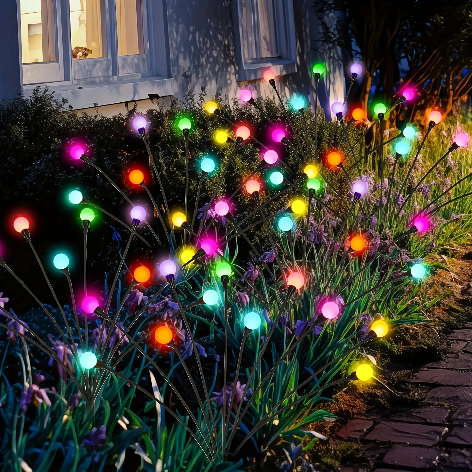 

6/8/10 LED Outdoor Gardening Landscape Solar Light for Solar Firefly Light Outdoor Solar Lighting Waterproof Garden Decoration