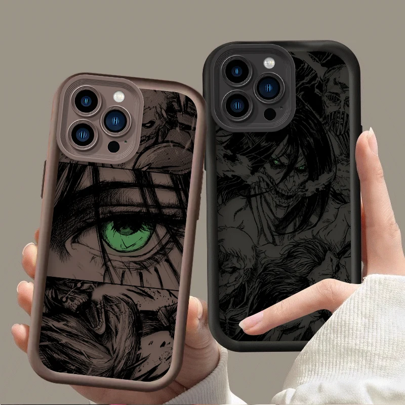 حافظة لهاتف آيفون 16 16E 15 14 13 12 11 Pro Max X XS X S Max XR SE 2020 SE4 7 8 غطاء مقاوم للصدمات