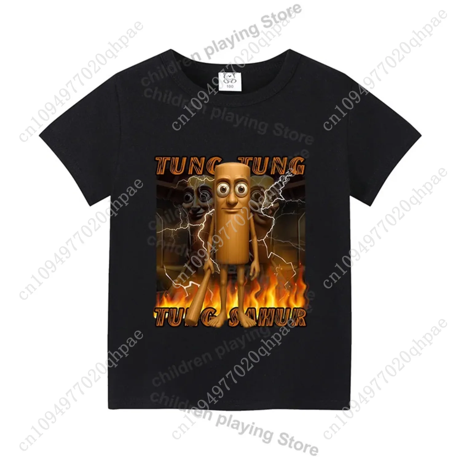 تي شيرت من سلسلة Brainrot الإيطالية تي شيرت صيفي ساخن مطبوع عليه حيوانات AI ملابس أطفال لطيفة بأكمام قصيرة للأولاد والبنات قاعدة علوية لهدايا عيد الميلاد