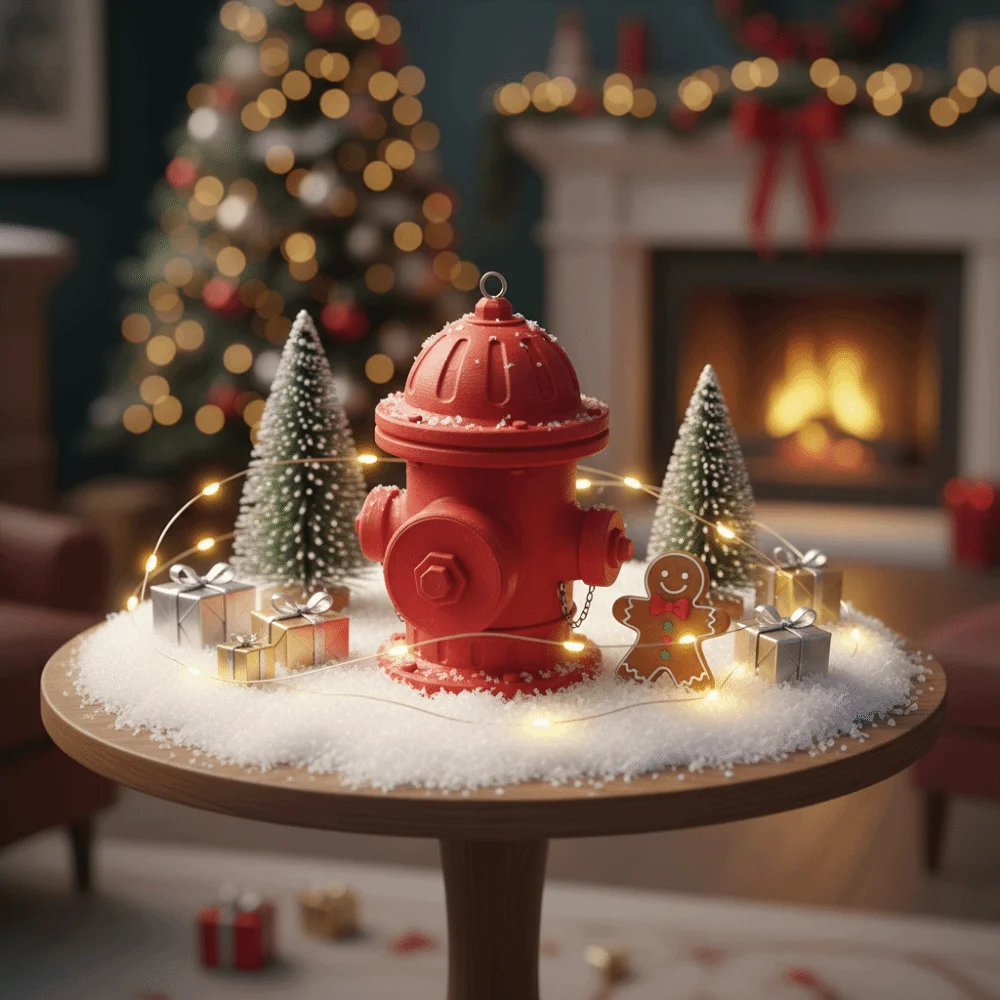 Red Plastic Scale Fire Hydrant Weathered Finish Mini Size Fire Hydrant Model Highly Detailed Scale Model Fire Cock Model