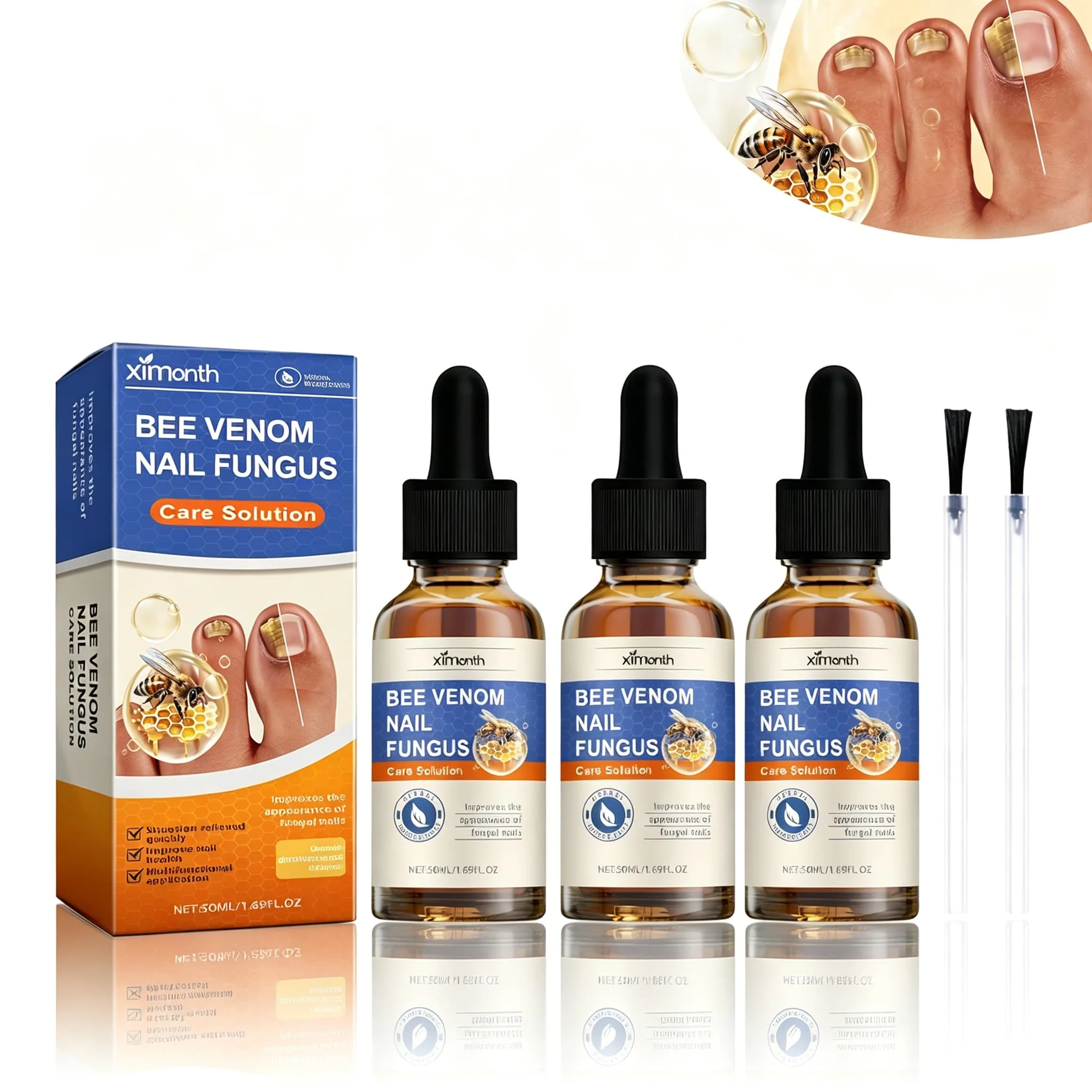 Nail Fungus Care Essence Repair Nail Discoloration Thickening Nail Manicureed Health Care Essence