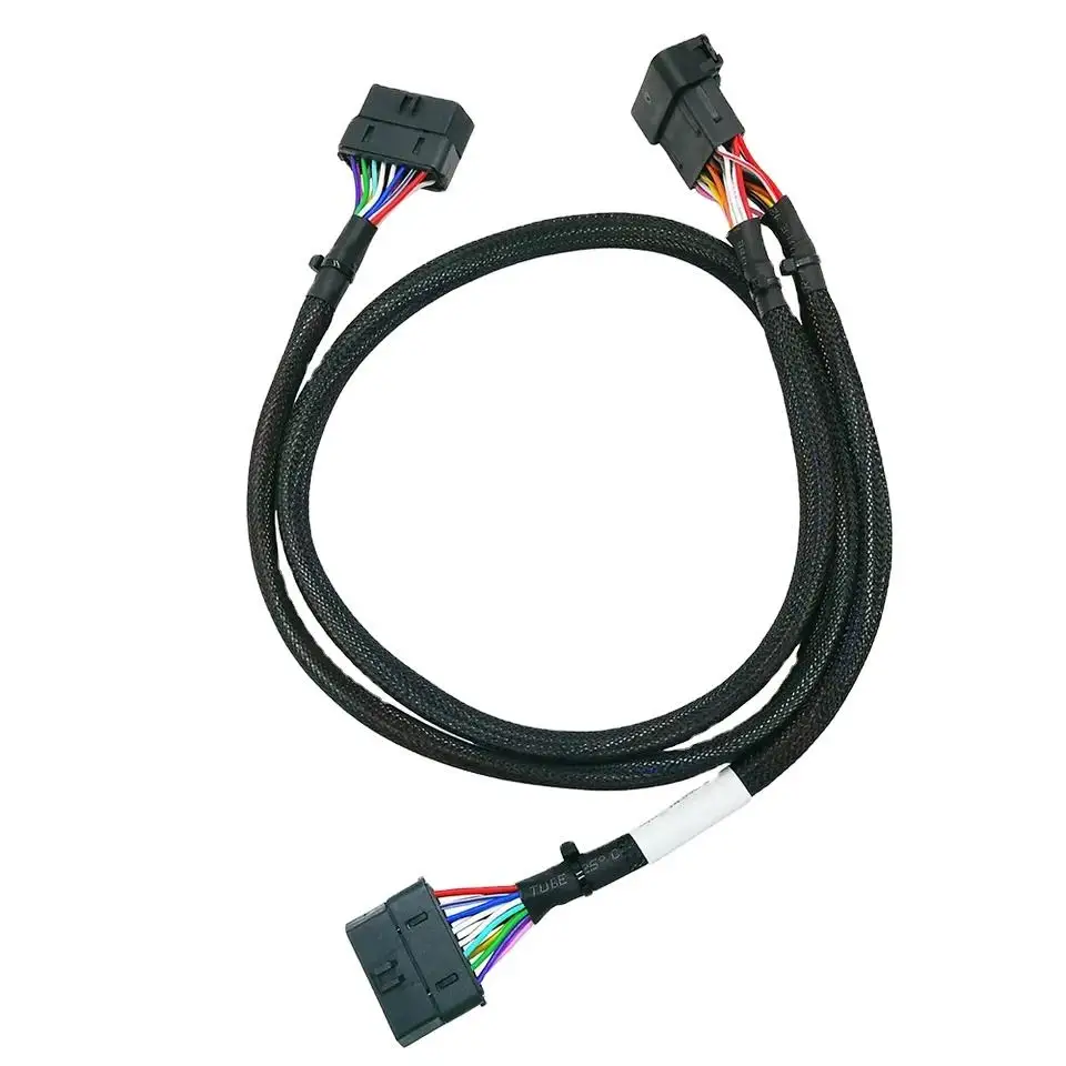 Picture 4: Universal Harness Kit OBD T CABLE with 15 Mounting Brackets