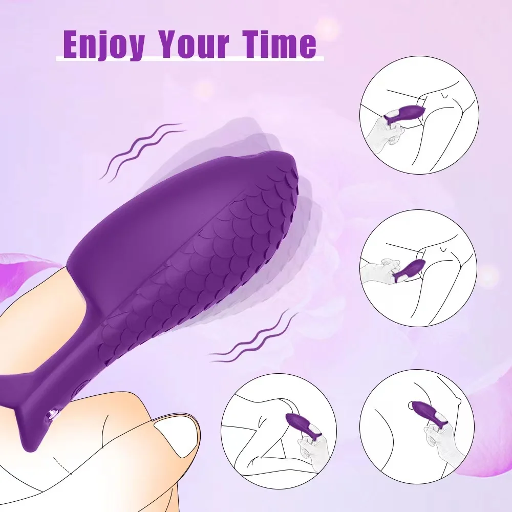 Finger Sleeve Vibrator Vagina G Spot Massager Clitoral Stimulator Vibrating Female Masturbator Adults Sex Toys for Women Couples