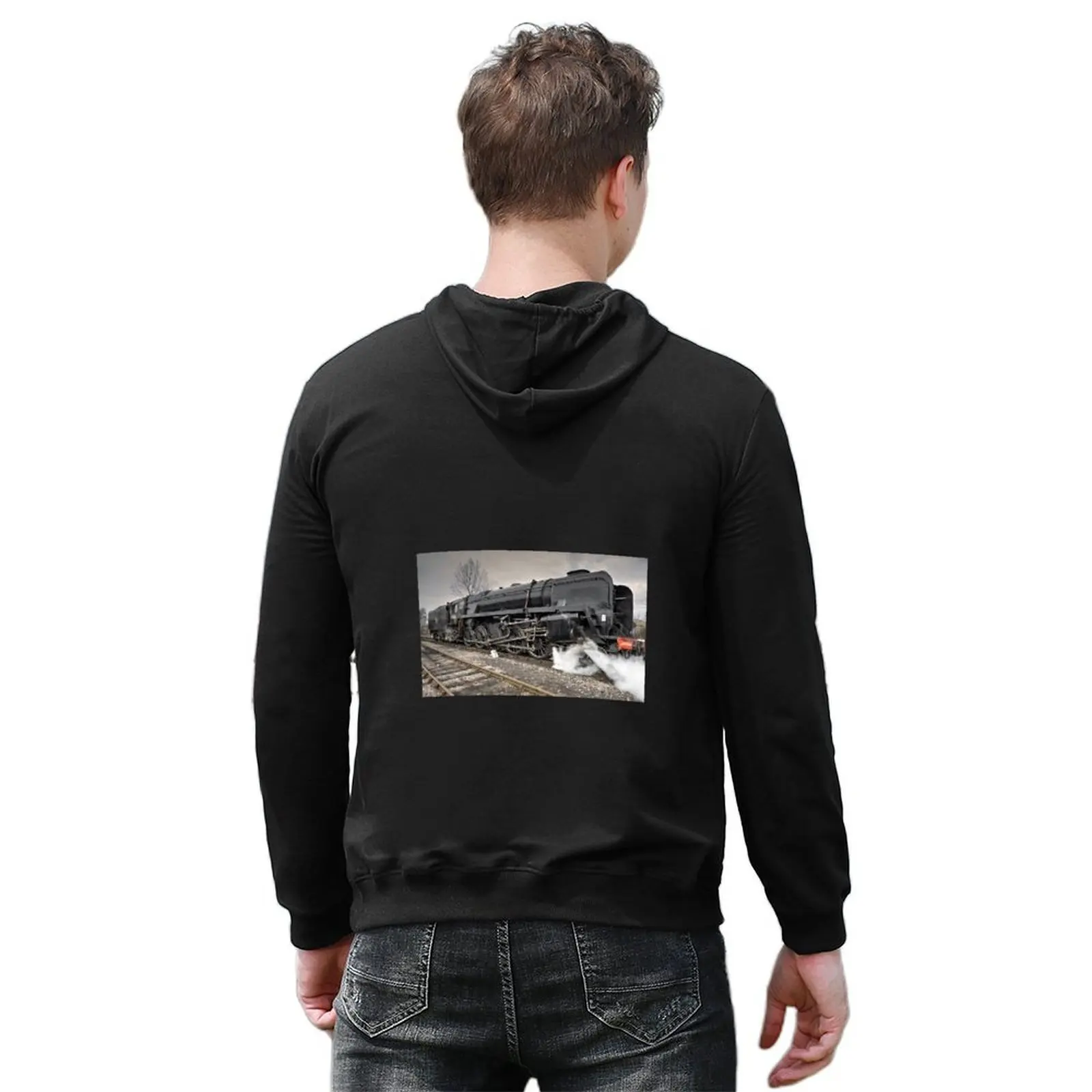 BR Standard 9F Hoodie korean autumn clothes graphic t shirts men aesthetic clothing men's sweat-shirt men's oversize hoodie