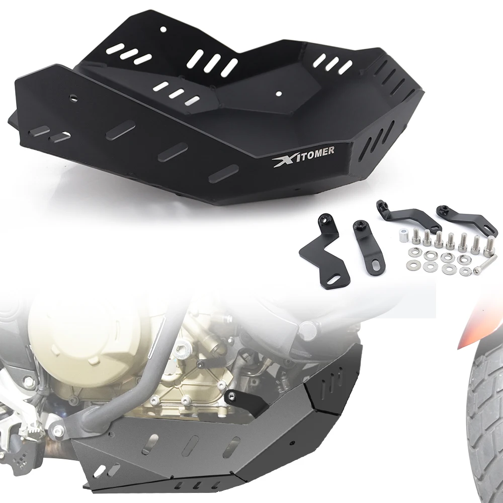 For Ducati Multistrada V4 /V4 Pikes Peak /V4 Rally /V4 S Motorcycle Skid Plate Engine Protector Guard Chassis Protection Cover