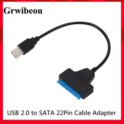SATA to USB 3.0  2.0 Up To 6 Gbps 3 Cable Sata To USB Adapter Support 2.5 Inch External HDD SSD Hard Drive 22 Pin Sata III Cable