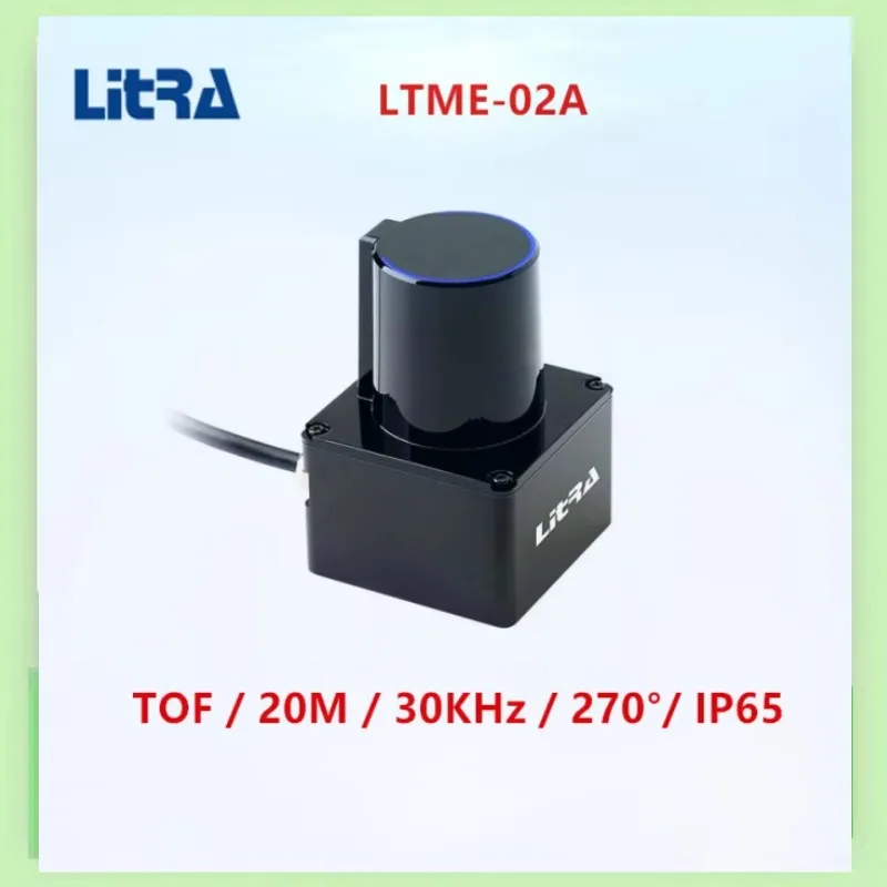 LTME-02A Indoor and outdoor lidar ranging sensor 20m 30KHZ AGV laser radar positioning navigation and obstacle avoidance