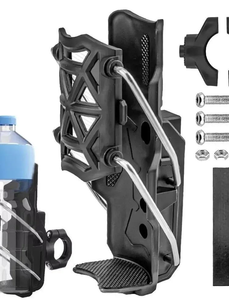 AliExpress NONE Adjustable Motorcycle Bike Cup Holder Handlebar Water Bottle Bike Mount For 32-77mm for bicycles