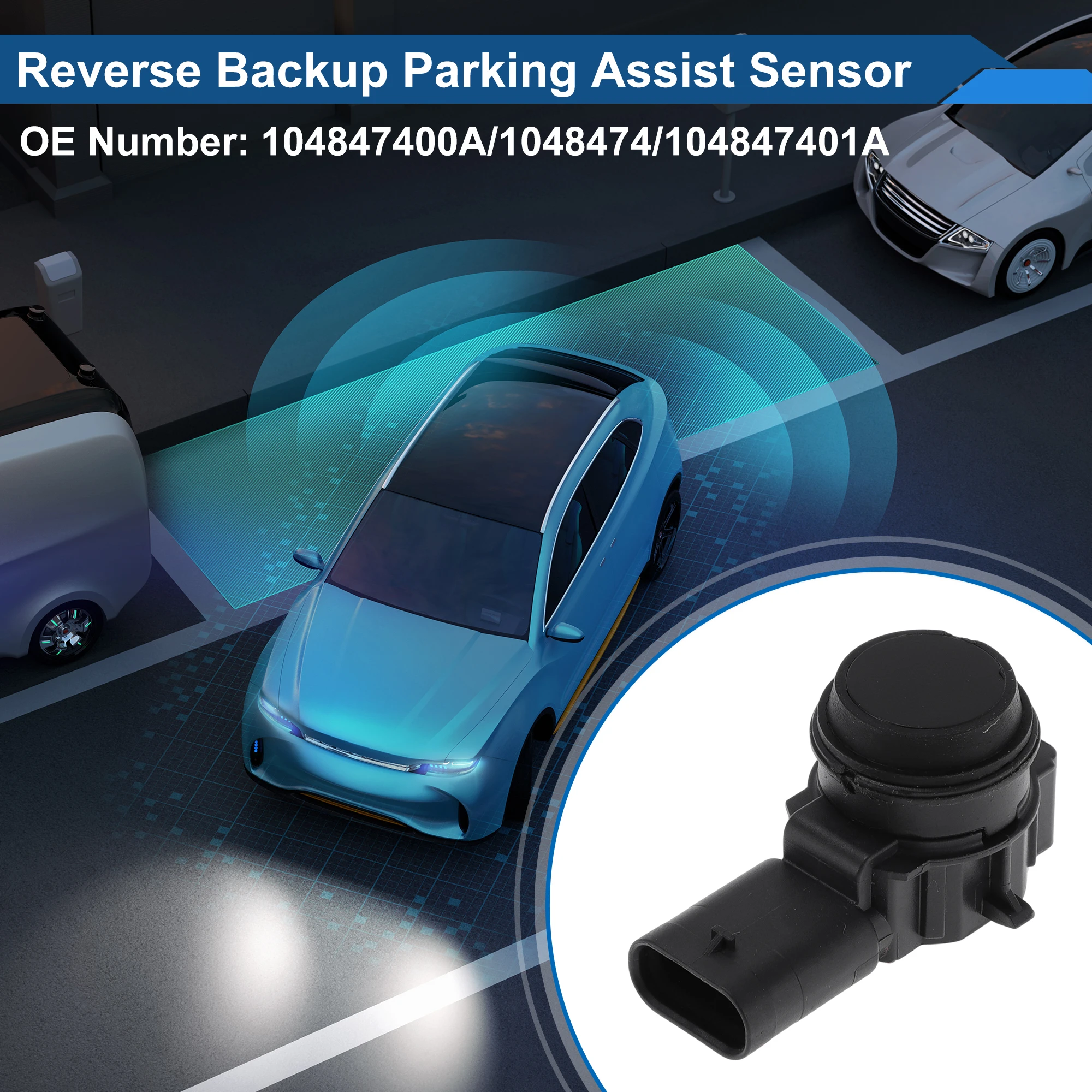 UXCELL No.104847400A Reverse Backup Parking Sensor for Tesla Model S 2012-2021