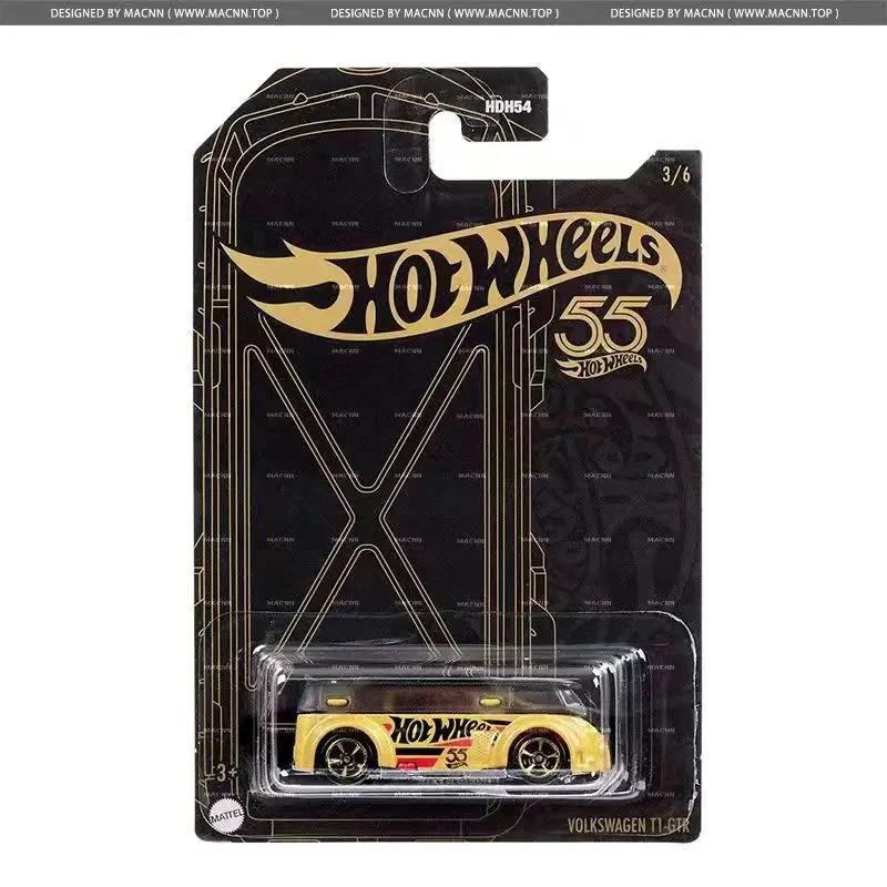 Hot Wheels 1:64 Nissan BMW M3 Volkswagen T1-GTR Land Rover dodge nova 55th anniversary Collection Die cast alloy car model HDH54