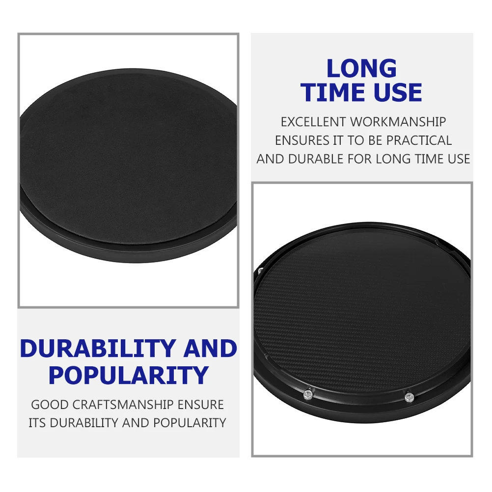

Drum Practice Pad Yellow Silent Percussion Mat for Electric Drums Snare ABS Carbon Fiber Durable Accessory Beginner