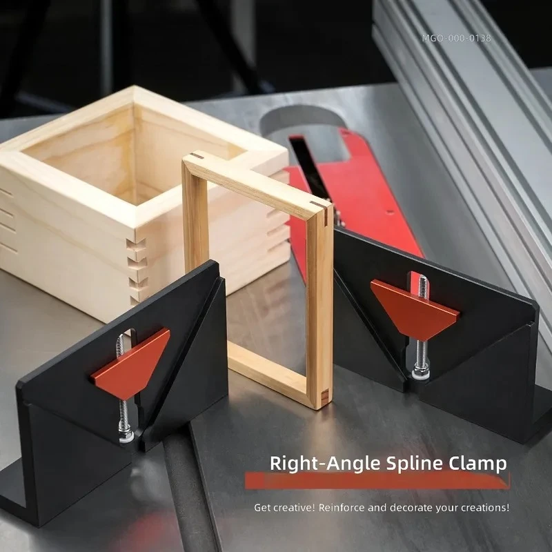 Right Angle Spline Fixture Photo Frame Drawer Open Mortise Grooved Dovetail Mortise Saw Trimming Machine Flip-Flip Wood Tools