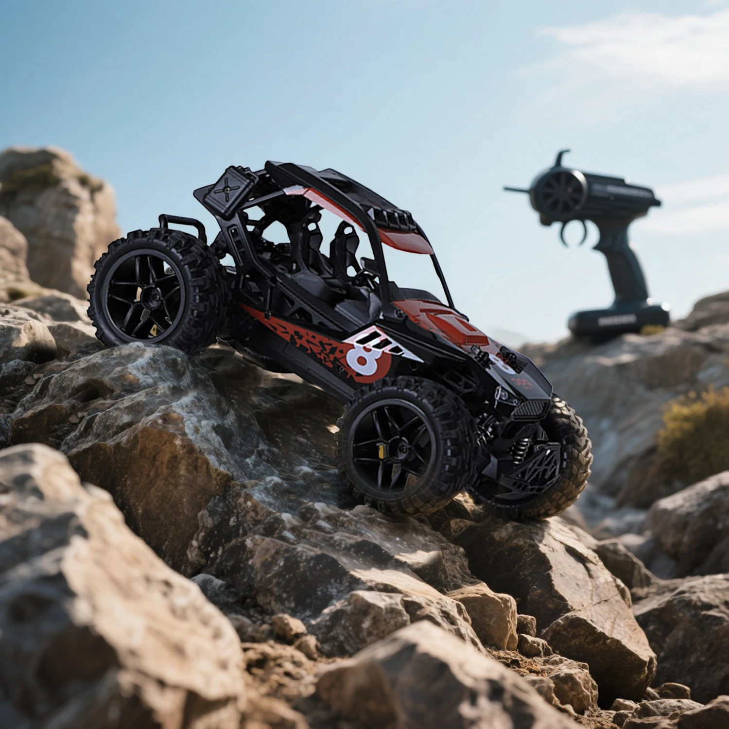 

S9501 1/12 RC Car Full Size High Speed Simulation Desert Off-road Climbing Car 2.4G Remote Control Car Model Toy Gift