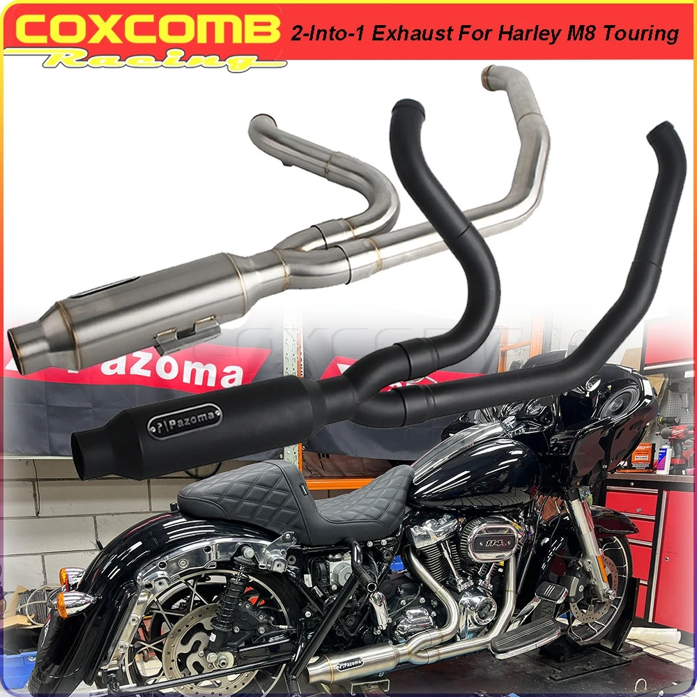 

Полный глушитель для Harley Road King FLHRXS Electra Glide FLHTK FLHTPI Street Glide FLHX FLHXSE Road Glide FLTRX 17-25