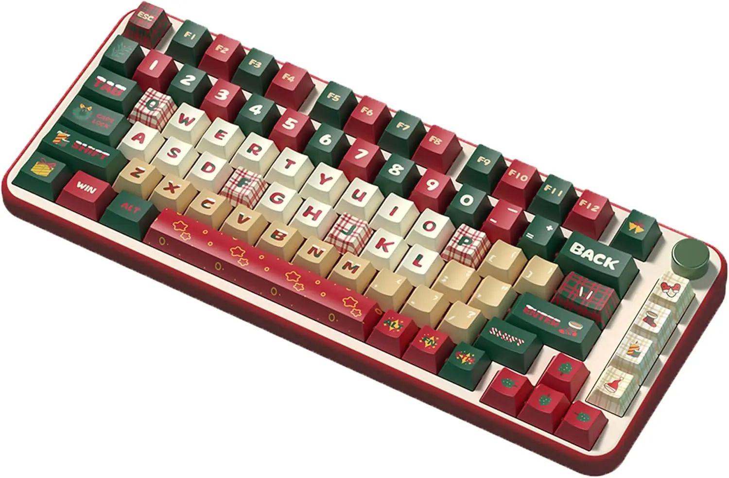 

PBT Keycaps 138 Keys Christmas Theme Cherry Profile Dye-Sublimation Custom Keyboard Keycaps Set for 61/64/68/84/87/100/104/108