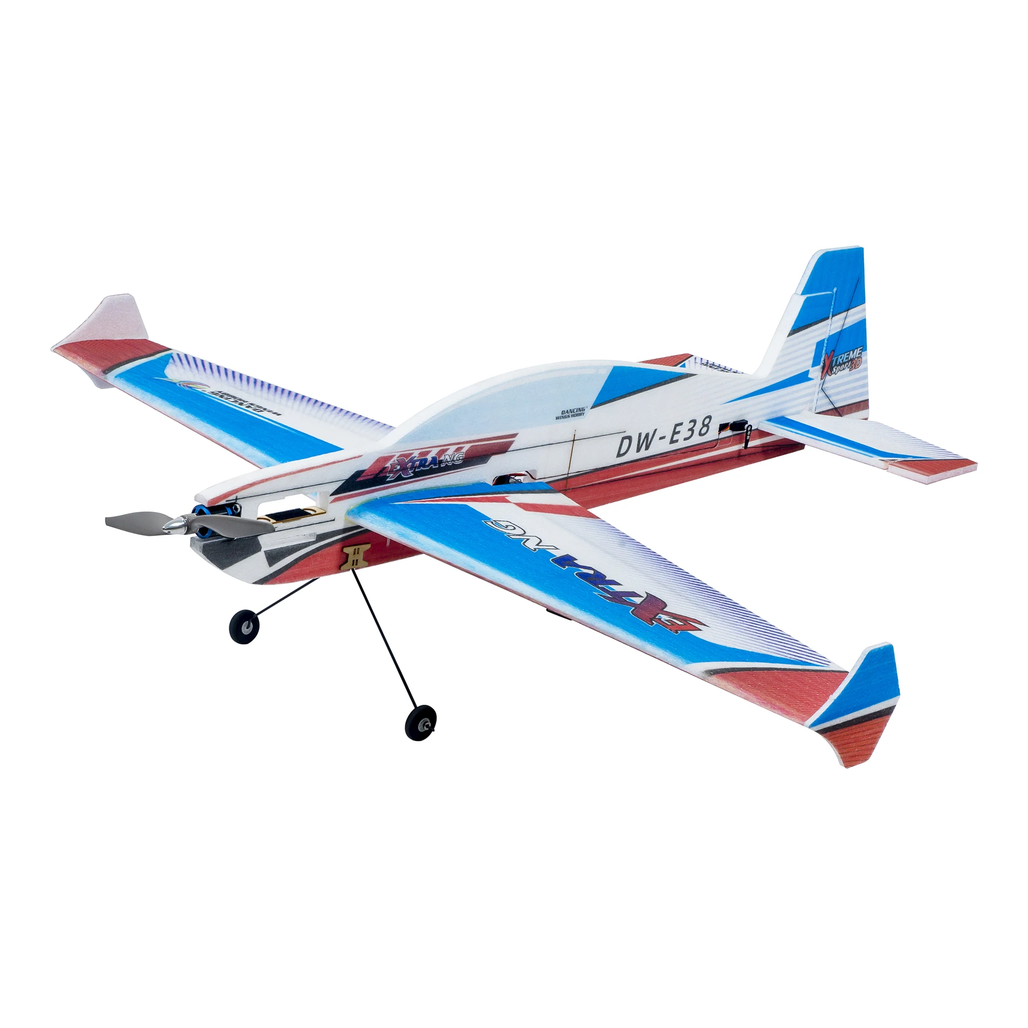 Free Shipping E38 3D Airplane 1200mm Wingspan Extra-NG KIT EPP Radio Control Toy Hobby DIY Aeroplane to Build