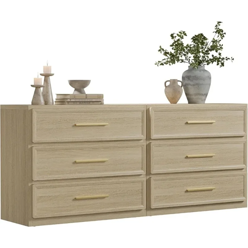 

Night Stand Set 2 Oversized Extra Large Nightstands Set of 2 Tall Bedside Side Table with 3 Drawers Storage Modern End Tables