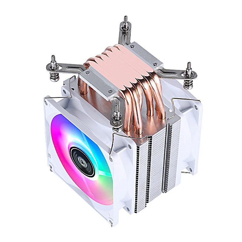 Efficient PC Cooling Fan 2/4/6 Heat Pipe CPU Cooler Processor Installing LGA775 115x 1200 1700 1366 1356 i3 i5 i7 PWM Air-cooled