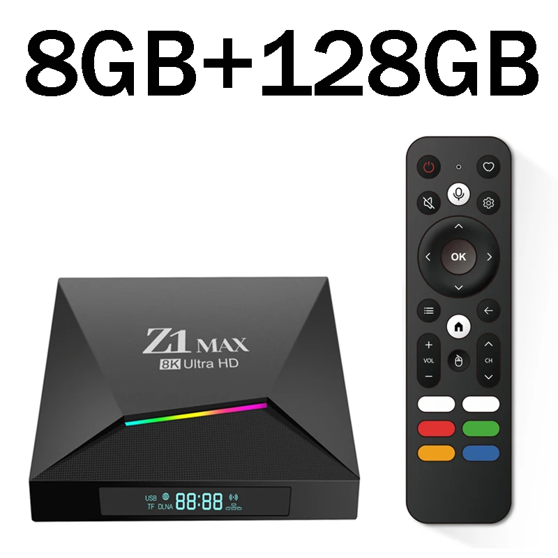 Z1 Max TV Box Android 15 iptv Allwinner H618 Quad Core 4G 5G Dual