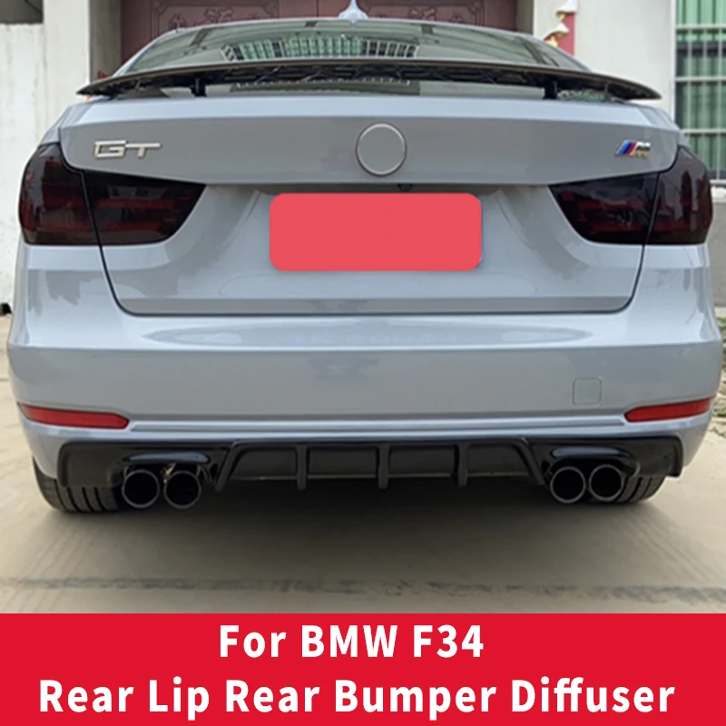 

Plastic Car Rear Bumper Diffuser Lip Spoiler For BMW F34 GT M Ordinary 4 Door 2014-2019 Rear Bumper Diffuser Lip