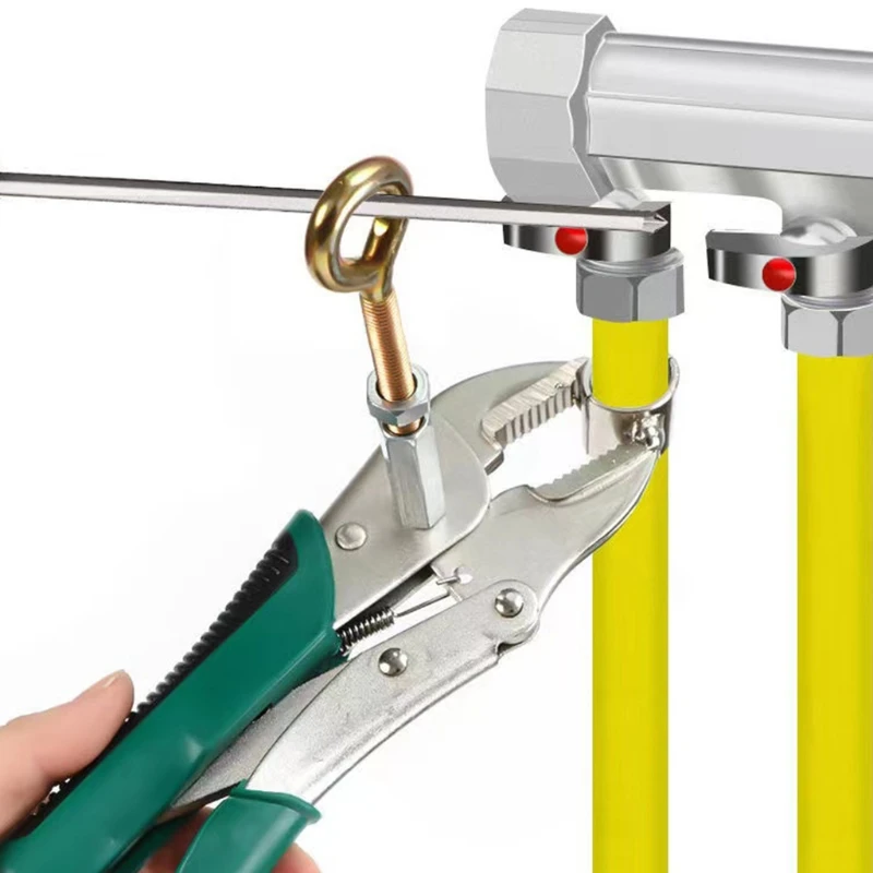 Handle Welding Pipe Pliers for Floor Heating Repair Disassembly Installation Alloy Removal Pliers