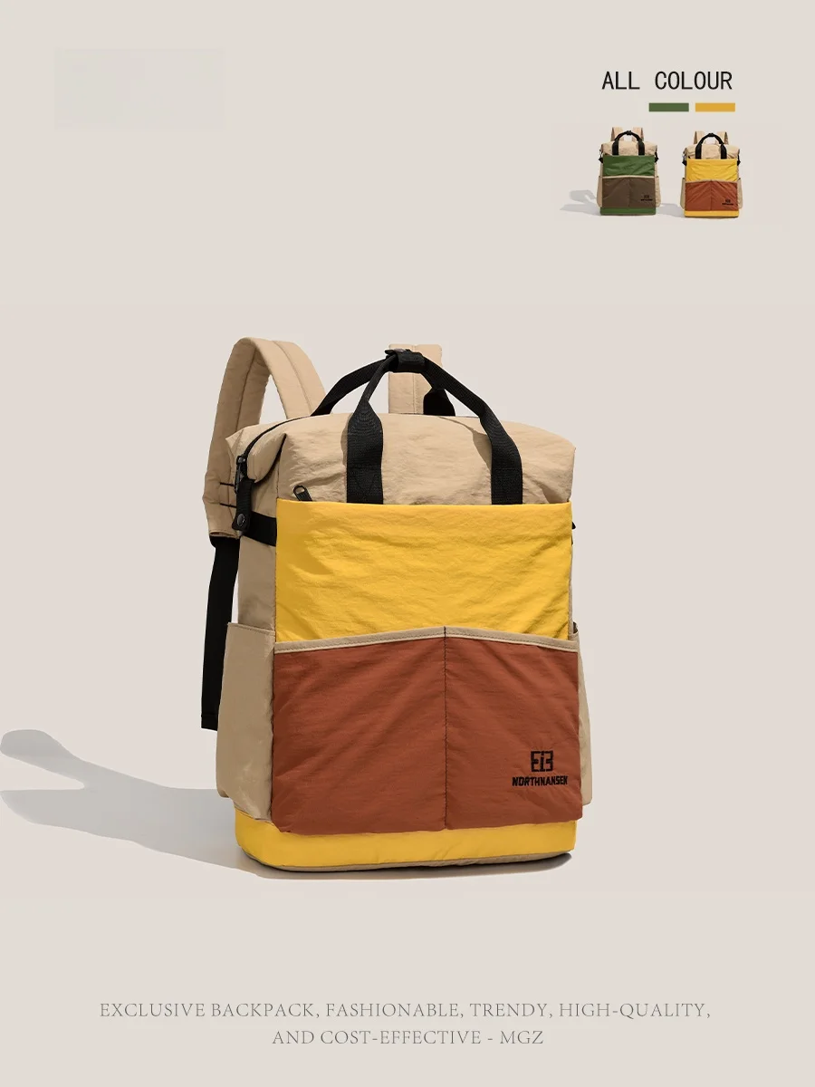 

MGZ Large Capaci Casual Outdoor Hiking Bapa Double oulder Travel Bag Lightweight Student Pa Fitn Leisure Sports
