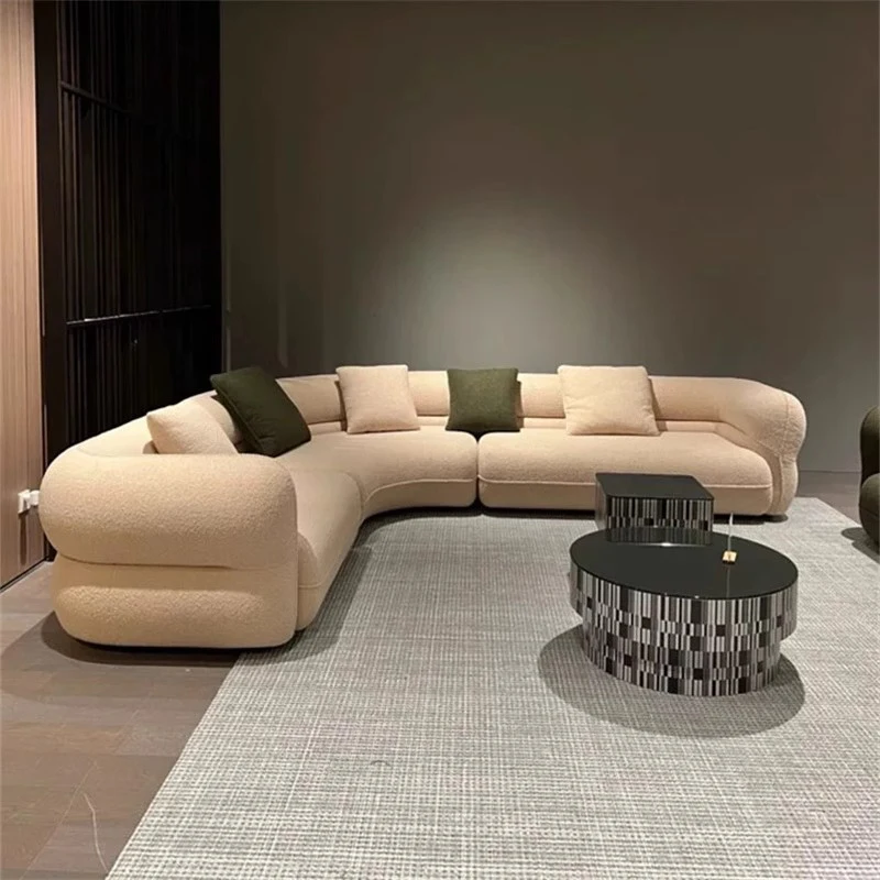 Black Accent Living Room Sofas Nordic Luxury Large Size Vintage Professional Living Room Sofas Waiting Muebles Home Furniture - Image 4