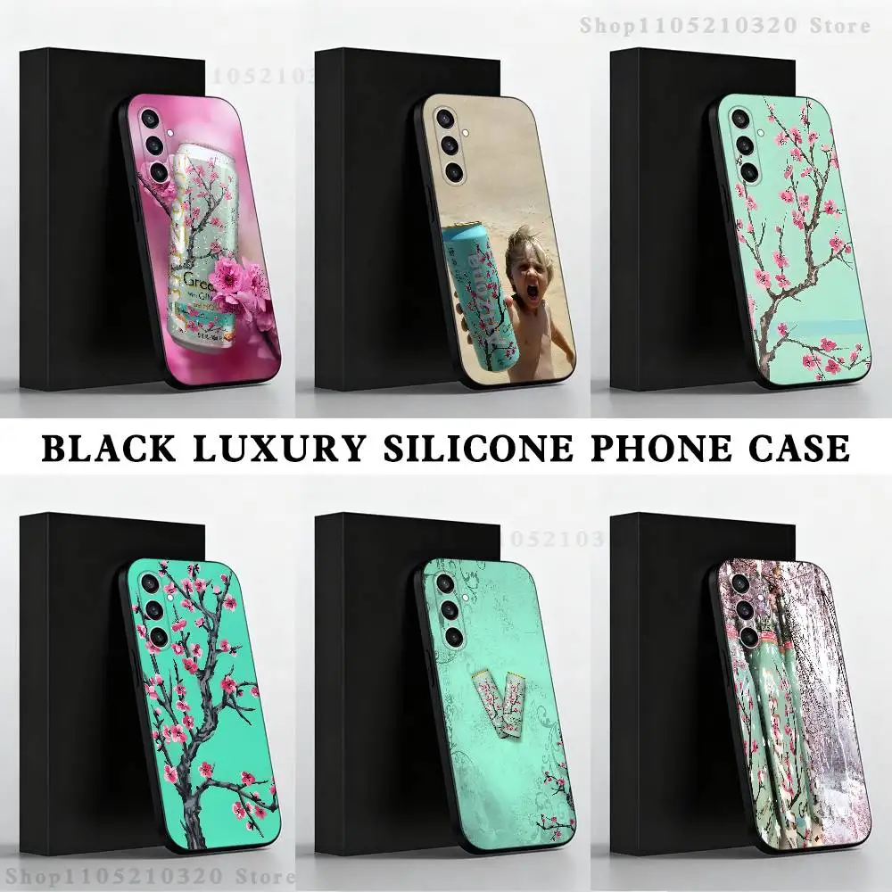

A-Arizona Green Tea Phone Case For Samsung S 25,24,23,22,30,21,10,9,Ultra,Plus,Lite,FE,4,5 G Black Soft Case