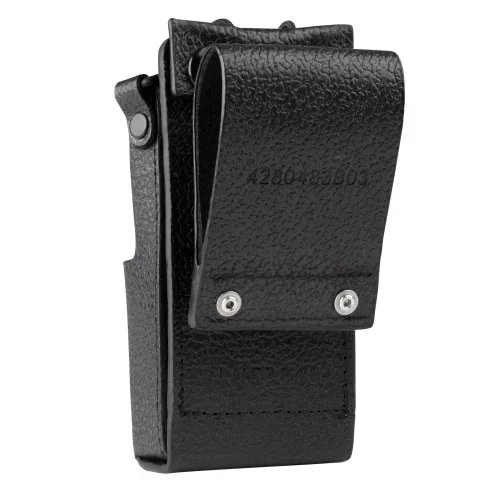 

RLN5384B mo torola Кожаный чехол для переноски с поворотной петлей для ремня и устройствами D-образных колец DP1400