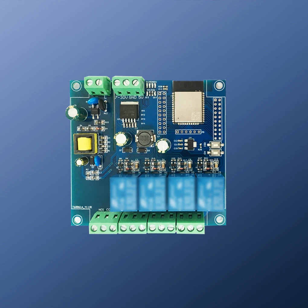 /O Port ESP32-WROOM Board For Easy UART Program Download And 1 Programmable LED And Relay Indicator