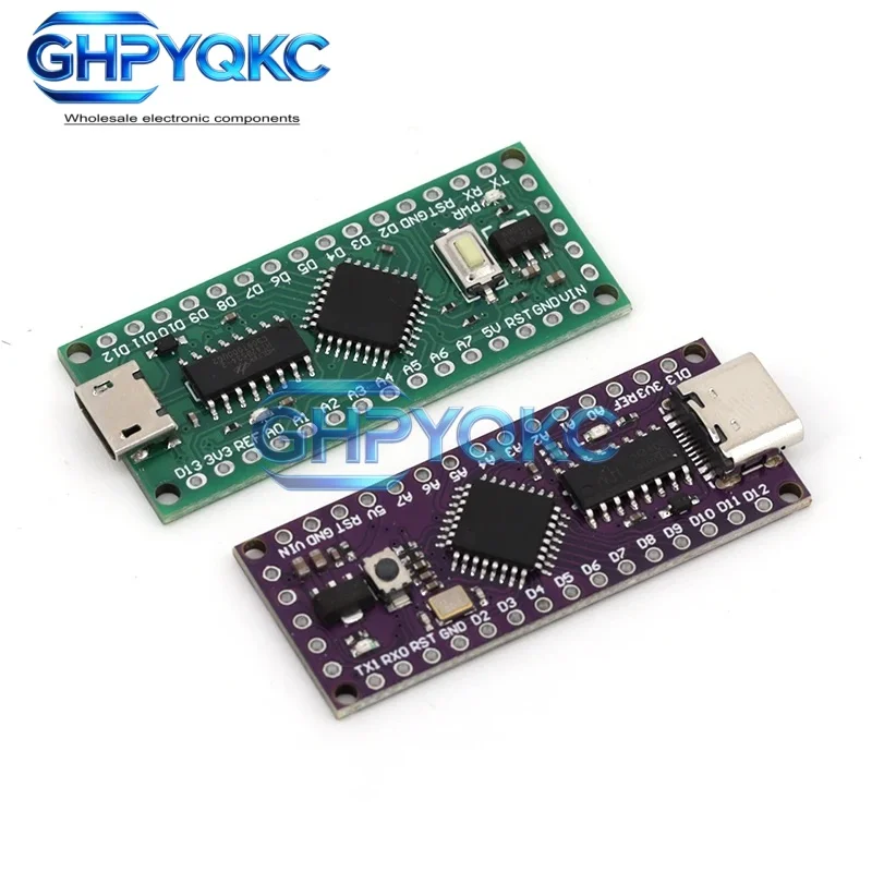LGT8F328P-LQFP32 MiniEVB TYPE-C MICRO USB Compatible With ATMEGA328 Nano V3.0 LGT8F328P CH9340C / HT42B534-1 SOP16 For Arduino