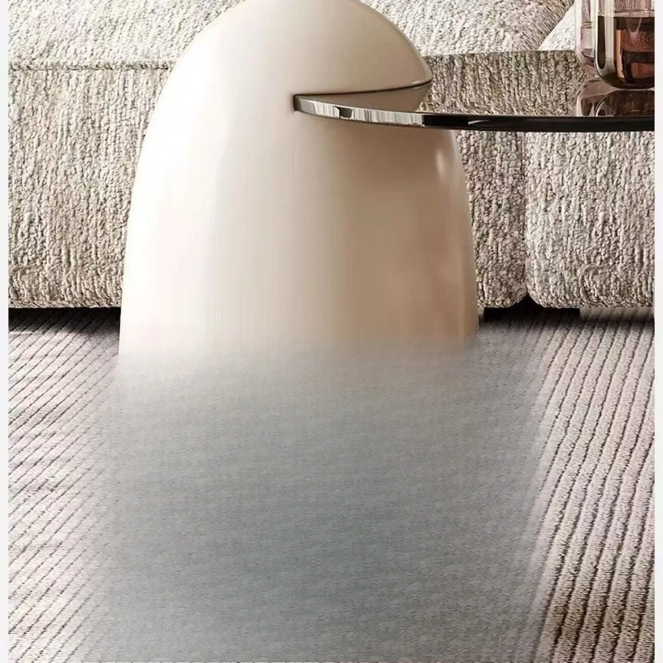 Rainbow coffee table living room home, Italian light luxury creative round combination design small apartment tea table