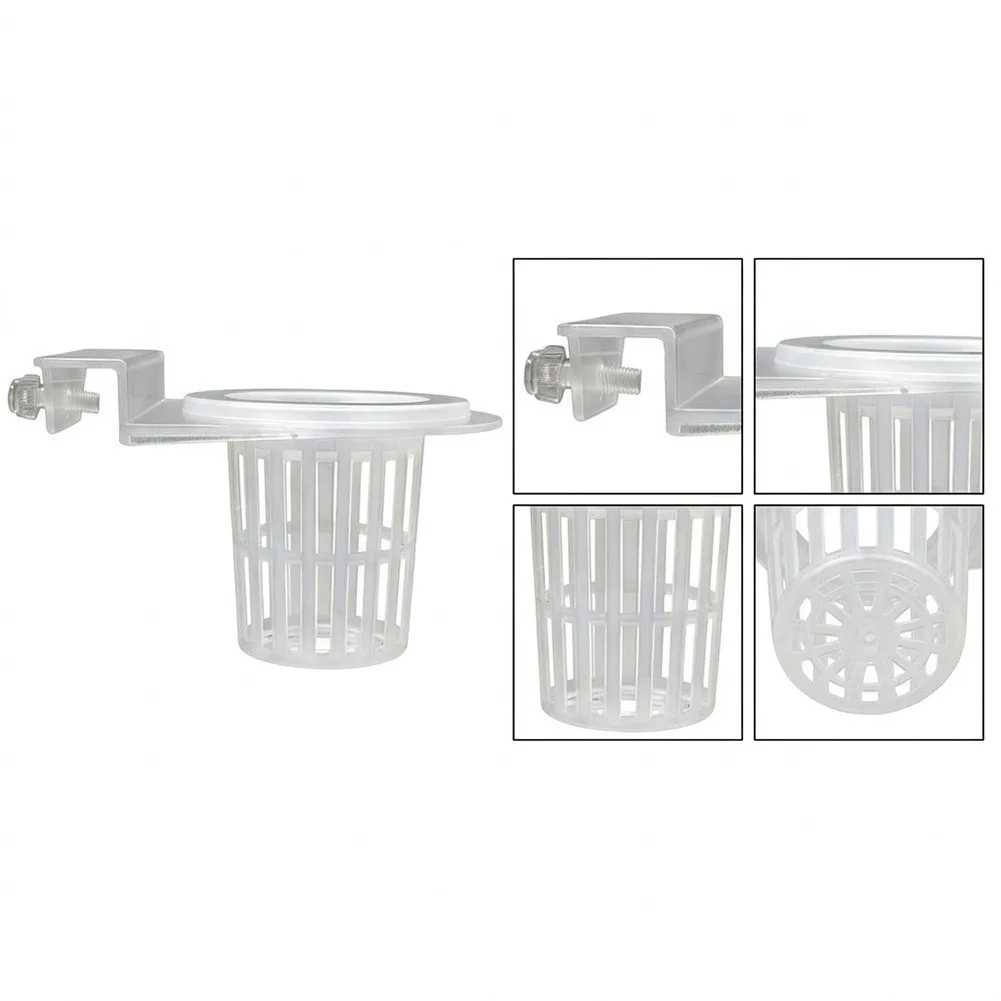 Plastic Aquarium Plant Holder With Hooks For Fish Tank For Aquascape Decoration Floating Raft Basket Water Feature Cultivation