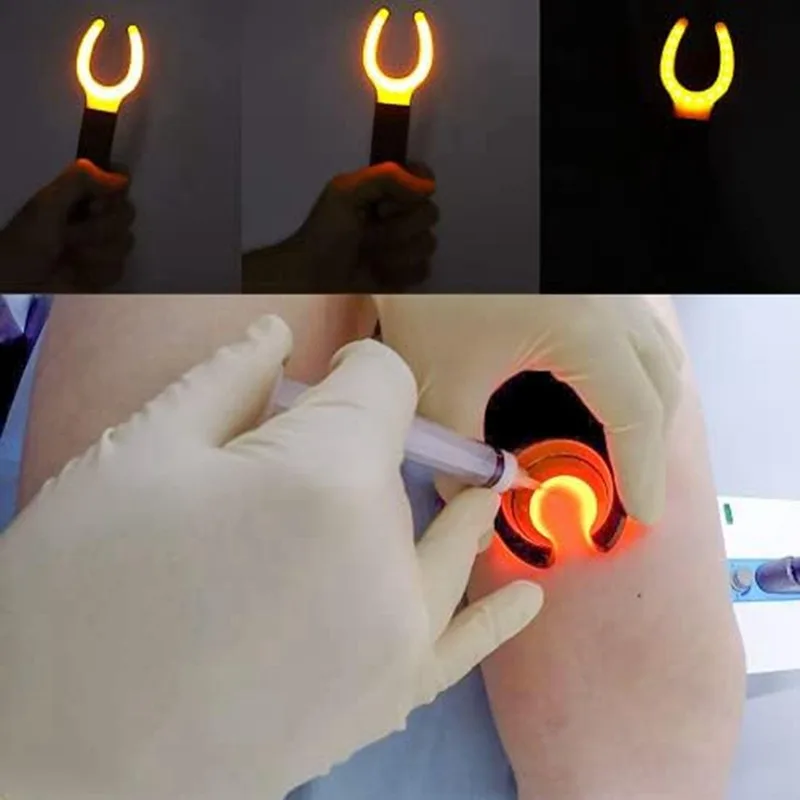 LED Vein Finder Light Handheld USB Rechargeable Infrared Vein Finder Viewer Vein Transilluminator Use for Nurse Clinics