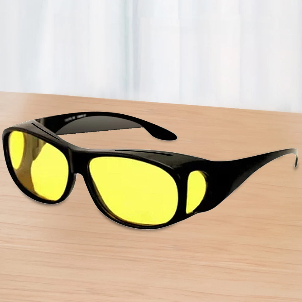 Infrared Penetrative Glasses Anti-Sand Photochromic Safety Glasses Driving Safety Glasses for Men Women Home Decoration