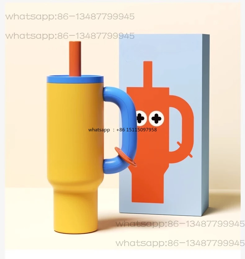 

Big Mac straw thermos cup high value large capacity water car overlord cup