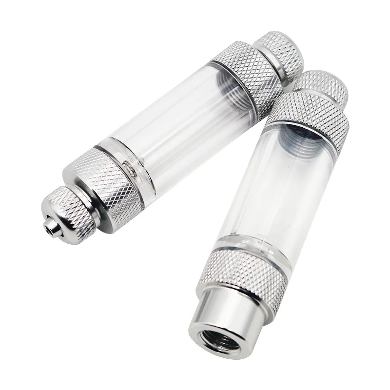 Aquarium CO2 Bubble Counter Double Head Check Valve Fish Tank CO2 Regulator Diffuser CO2 System Kit Reactor Air Pump Accessories