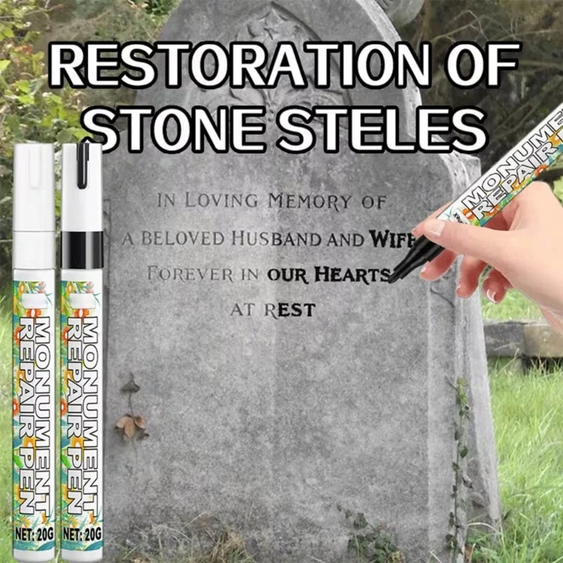 K9FC Marker Pen For Restoring Inscriptions On Limestone Weatherproof Quick Drying
