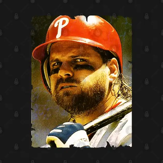 John Kruk In Philadelphia Phillies, 1994 T-Shirt Funny Short Sleeve Tshirt Streetwear New Fashion Top Tees