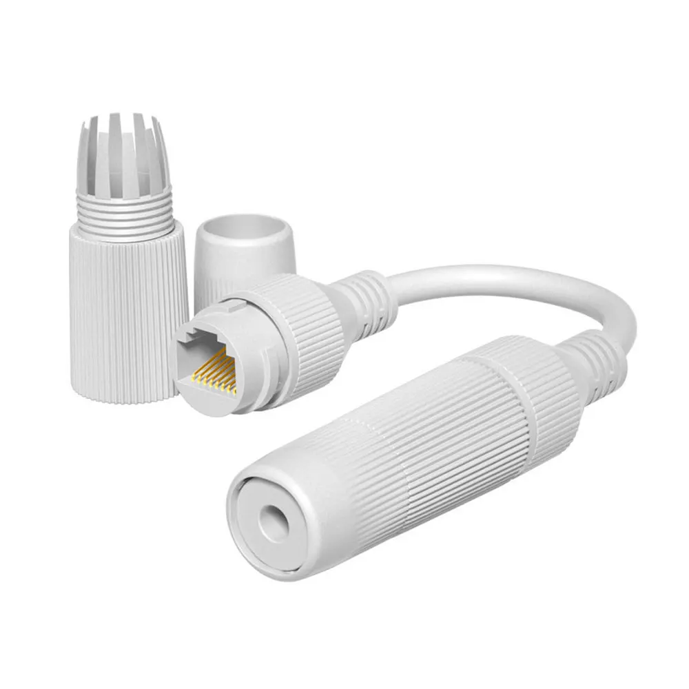 CCTV RJ45 Waterproof Connector IP67 Ethernet LAN Cable Connector Double Head Outdoor LAN Coupler Adapter Female to Female