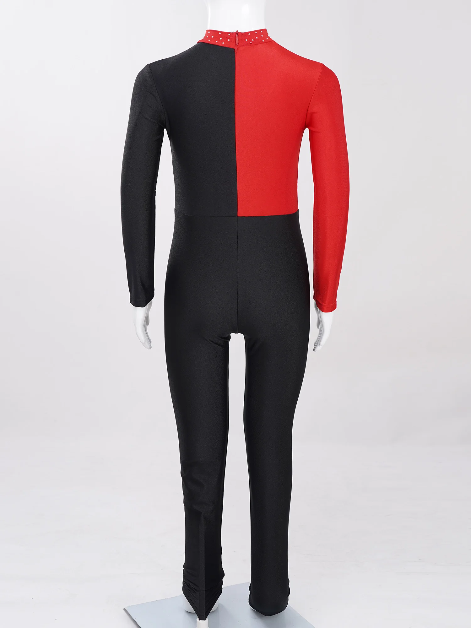 Crianças meninas ginástica rítmica ballet collant patinação artística palco desempenho macacão competição manga longa bodysuit