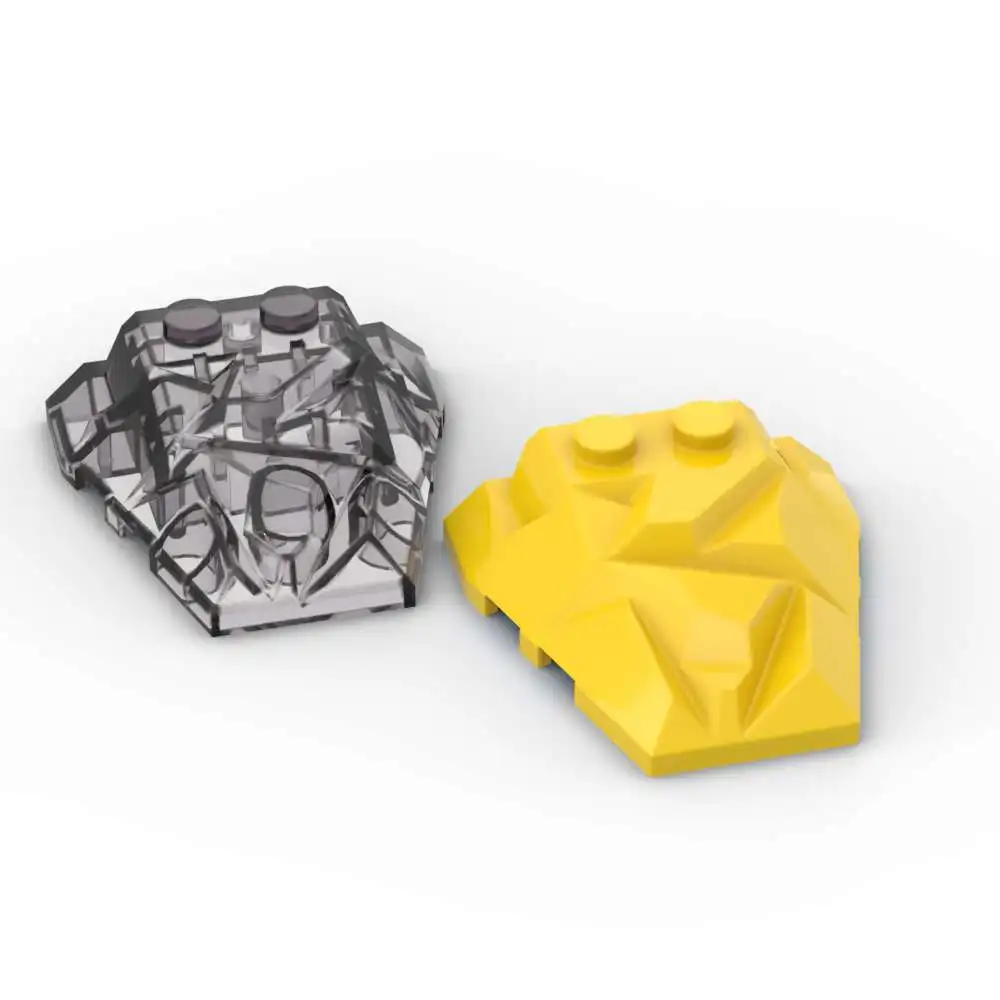 

MOC 1PCS 64867 Wedge 4x4 Building Blocks Fractured Polygon Top Classical Adaptive Bricks Toy Adults Boys Special Day Gifts