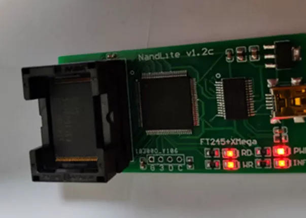 Suitable for tsop48 pin NAND Flash programmer, burner, LCD maintenance programmer